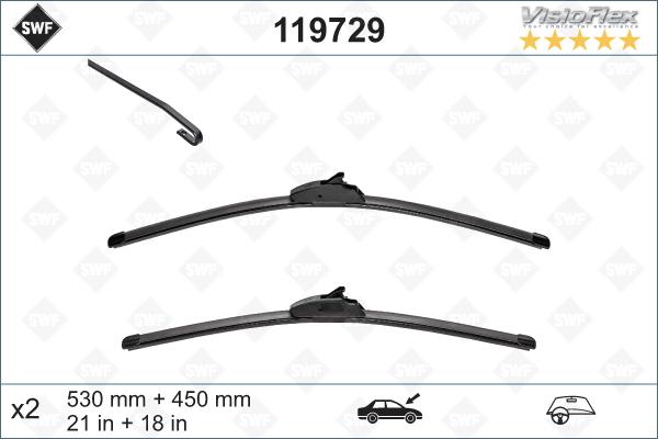 SWF 119729 - Wiper Blade autospares.lv