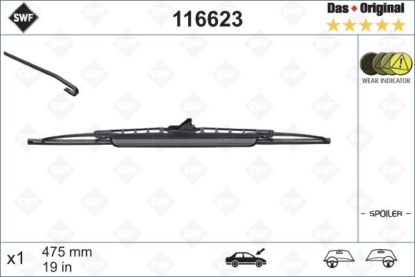 SWF 116623 - Wiper Blade autospares.lv