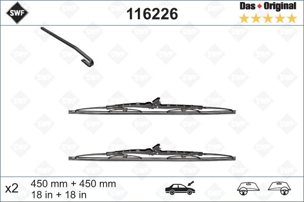 SWF 116226 - Wiper Blade autospares.lv