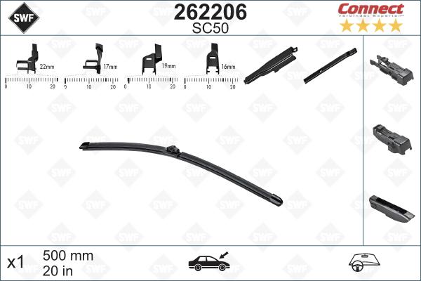 SWF 262206 - Wiper Blade autospares.lv