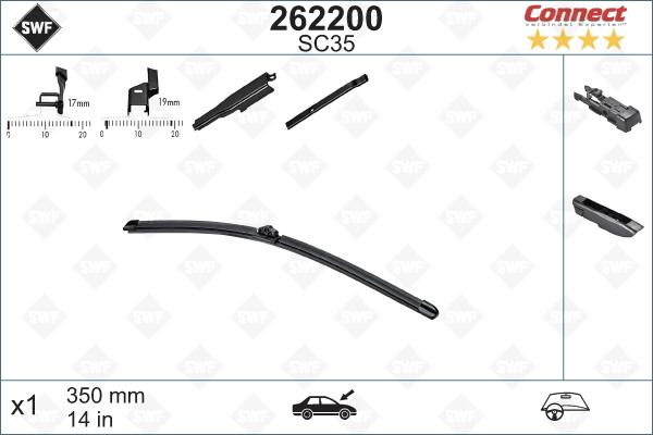 SWF 262200 - Wiper Blade autospares.lv