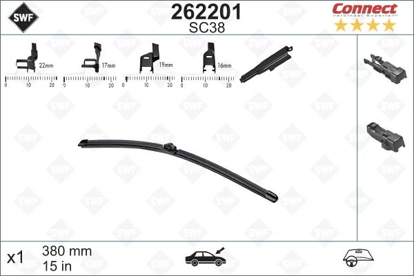 SWF 262201 - Wiper Blade autospares.lv