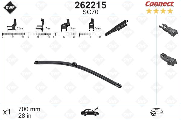 SWF 262215 - Wiper Blade autospares.lv