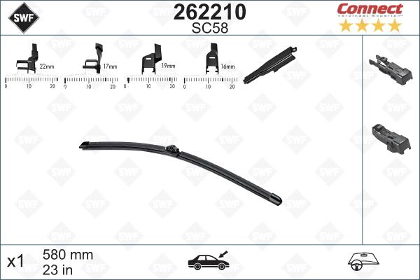 SWF 262210 - Wiper Blade autospares.lv