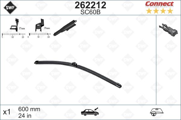 SWF 262212 - Wiper Blade autospares.lv