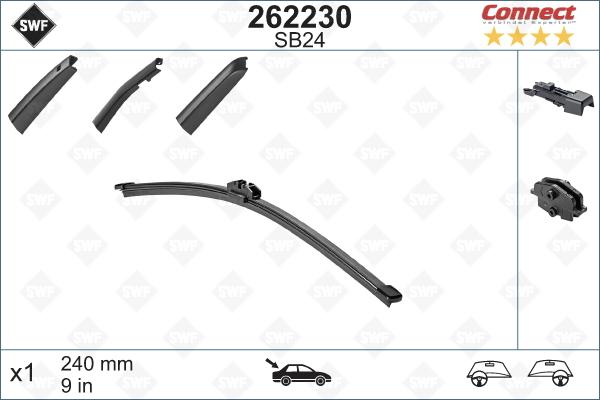 SWF 262230 - Wiper Blade autospares.lv