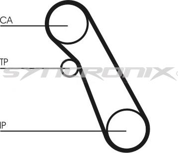 SYNCRONIX SY0983N - Timing Belt autospares.lv