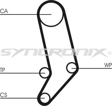SYNCRONIX SY0939N - Timing Belt autospares.lv