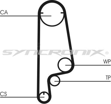 SYNCRONIX SY0546N - Timing Belt autospares.lv