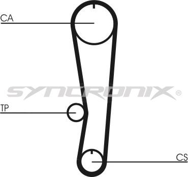 SYNCRONIX SY110568 - Timing Belt Set autospares.lv