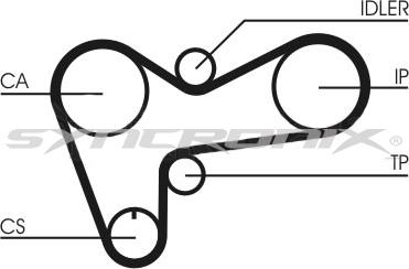 SYNCRONIX SY110508 - Timing Belt Set autospares.lv