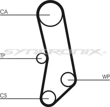 SYNCRONIX SY0503N - Timing Belt autospares.lv