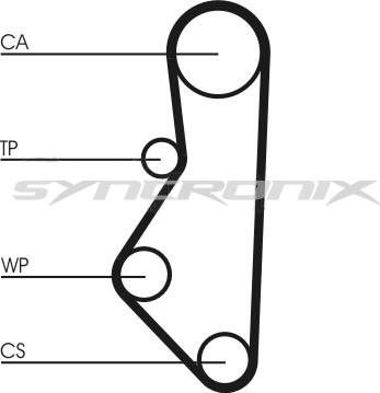 SYNCRONIX SY0585N - Timing Belt autospares.lv