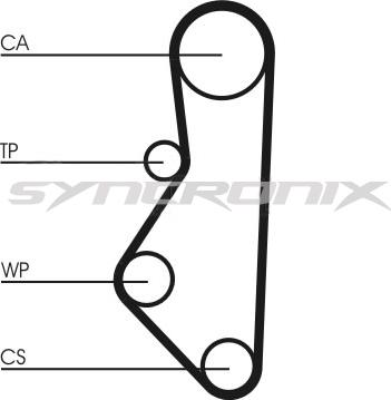 SYNCRONIX SY0533N - Timing Belt autospares.lv