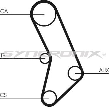 SYNCRONIX SY0574N - Timing Belt autospares.lv