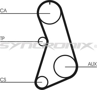 SYNCRONIX SY110647 - Timing Belt Set autospares.lv