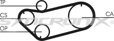 SYNCRONIX SY0659N - Timing Belt autospares.lv