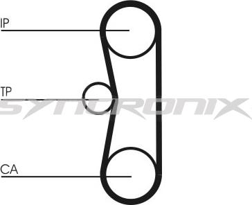 SYNCRONIX SY0662N - Timing Belt autospares.lv