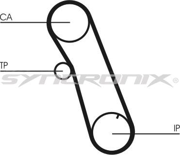 SYNCRONIX SY0616N - Timing Belt autospares.lv