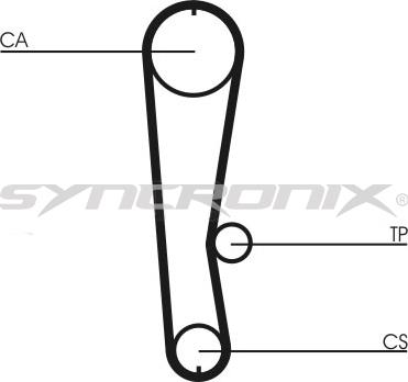 SYNCRONIX SY210680 - Timing Belt Set autospares.lv