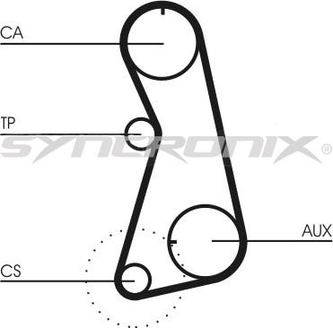 SYNCRONIX SY110630 - Timing Belt Set autospares.lv