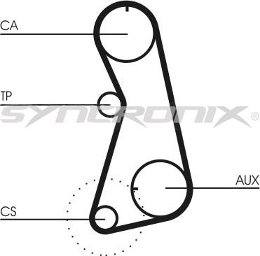 SYNCRONIX SY210630 - Timing Belt Set autospares.lv