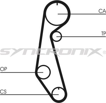 SYNCRONIX SY0679N - Timing Belt autospares.lv