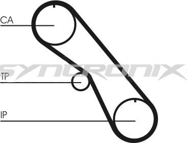 SYNCRONIX SY0861N - Timing Belt autospares.lv