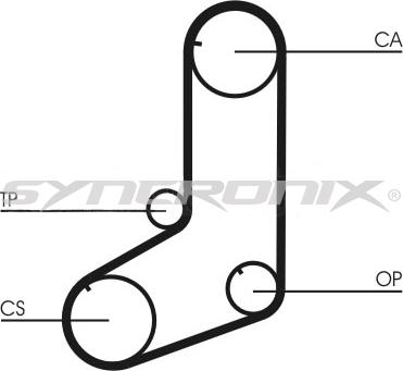 SYNCRONIX SY110825 - Timing Belt Set autospares.lv