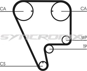 SYNCRONIX SY0794N - Timing Belt autospares.lv