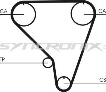 SYNCRONIX SY0793N - Timing Belt autospares.lv