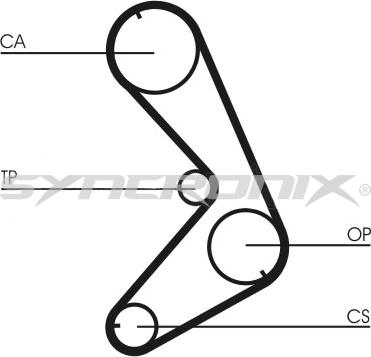 SYNCRONIX SY0750N - Timing Belt autospares.lv