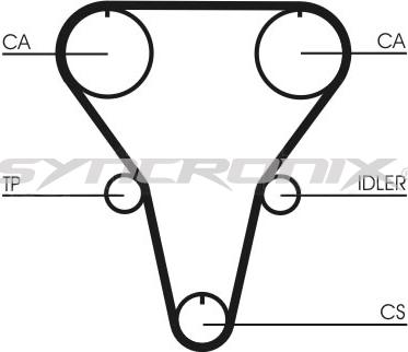 SYNCRONIX SY0769N - Timing Belt autospares.lv