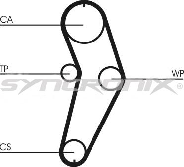 SYNCRONIX SY0709N - Timing Belt autospares.lv