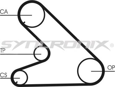 SYNCRONIX SY110700 - Timing Belt Set autospares.lv