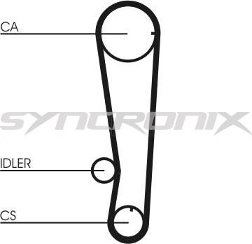 SYNCRONIX SY110715 - Timing Belt Set autospares.lv