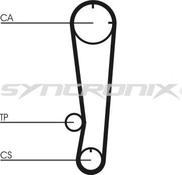 SYNCRONIX SY210738 - Timing Belt Set autospares.lv