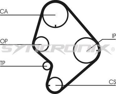 SYNCRONIX SY110723 - Timing Belt Set autospares.lv