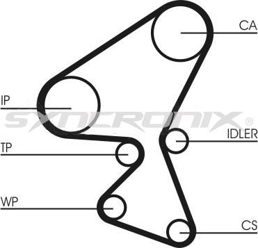 SYNCRONIX SY1092N - Timing Belt autospares.lv