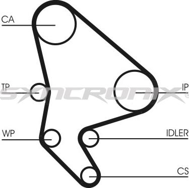 SYNCRONIX SY1063N - Timing Belt autospares.lv