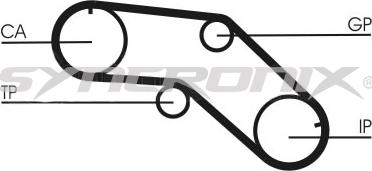 SYNCRONIX SY1101005 - Timing Belt Set autospares.lv