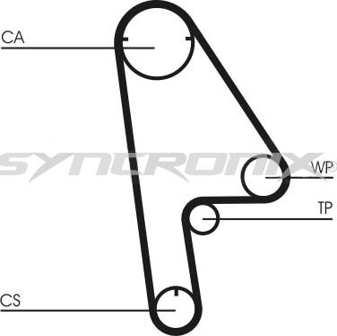 SYNCRONIX SY2101001800PE - Water Pump & Timing Belt Set autospares.lv