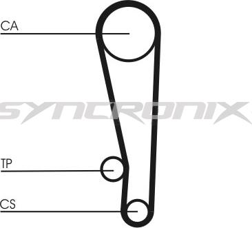 SYNCRONIX SY2101013PE - Water Pump & Timing Belt Set autospares.lv