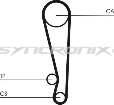 SYNCRONIX SY1024N - Timing Belt autospares.lv
