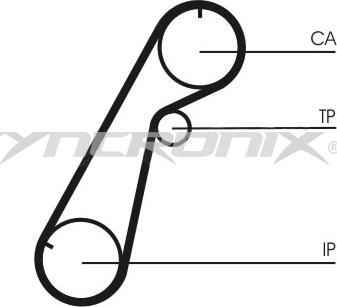 SYNCRONIX SY2101020 - Water Pump & Timing Belt Set autospares.lv