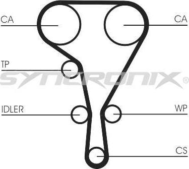 SYNCRONIX SY3101130 - Timing Belt Set autospares.lv