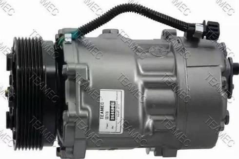 Teamec 8646006 - Compressor, air conditioning autospares.lv