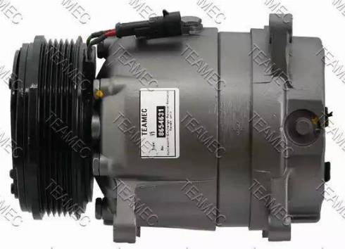 Teamec 8654631 - Compressor, air conditioning autospares.lv