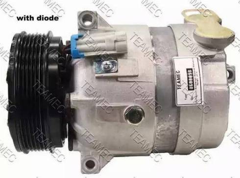 Teamec 8600098 - Compressor, air conditioning autospares.lv