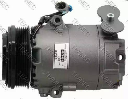 Teamec 8600259 - Compressor, air conditioning autospares.lv